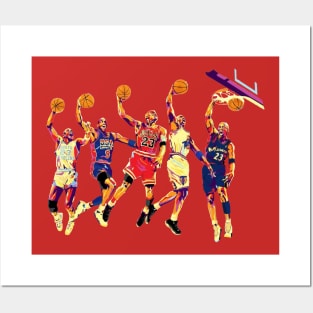 BASKETBALLART - IS JORDAN DUNK GOOD Posters and Art